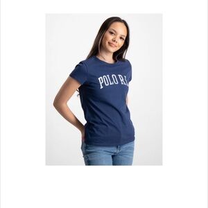 Polo RL Navy Logo Crewneck Tee